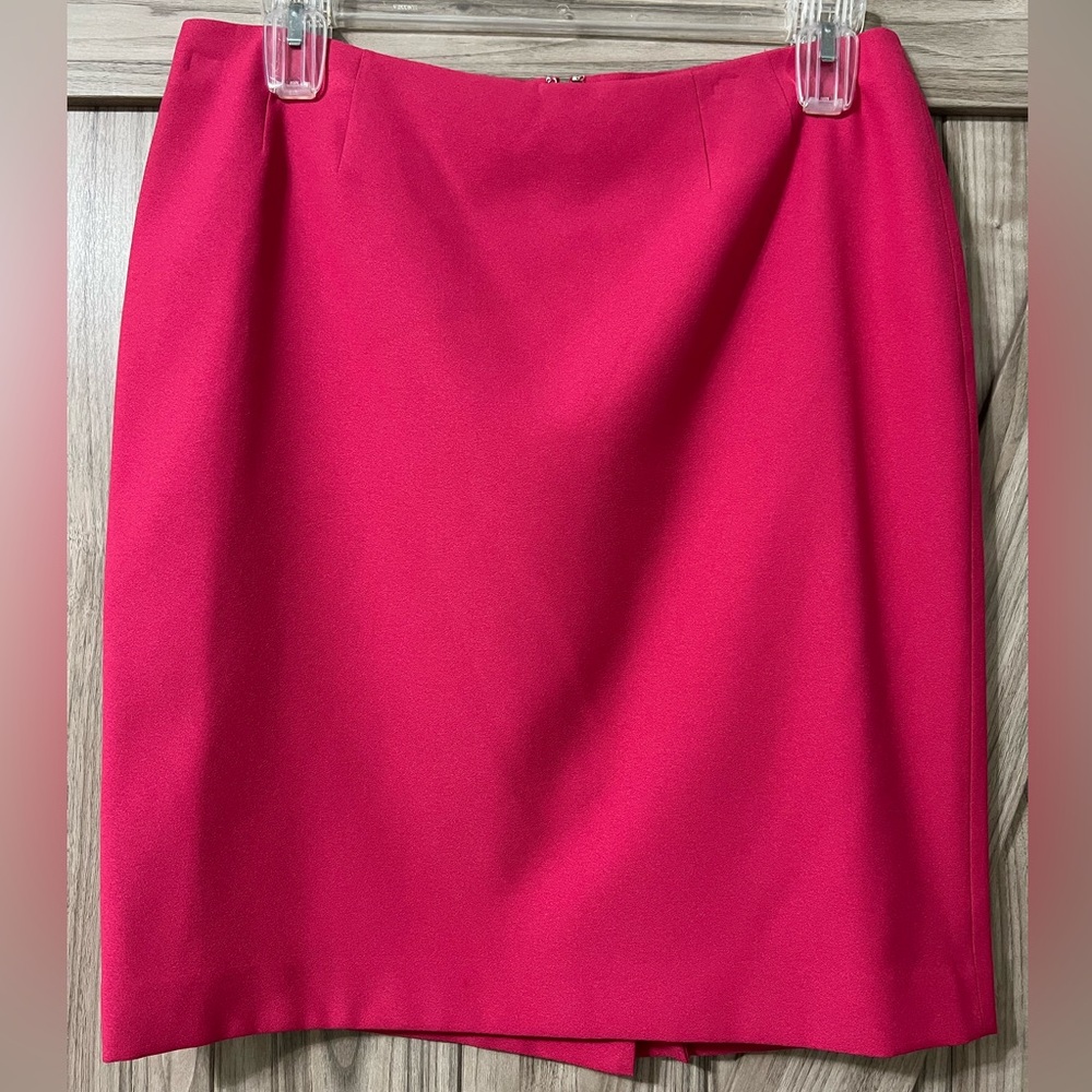KASPER Pink Stretch Crepe Skirt SZ 12P